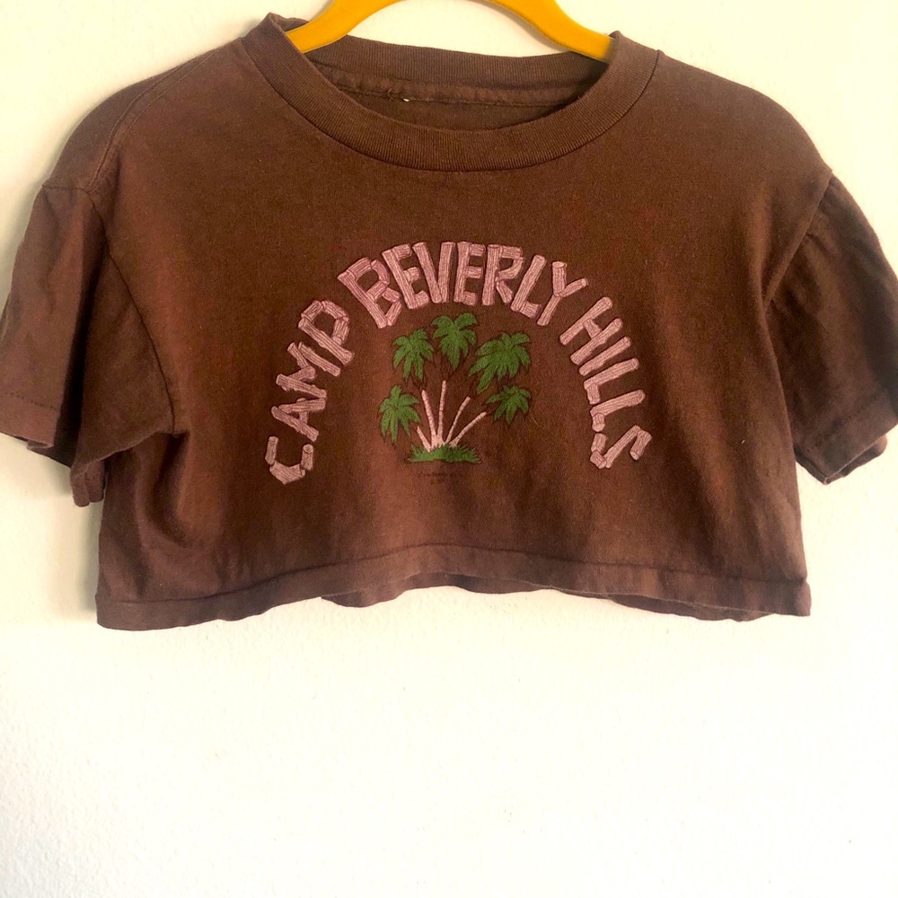 Vintage collectible “Camp Beverly Hills” crop top